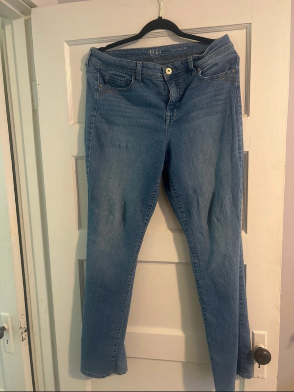 Style & Co. Straight Leg Women’s Jeans - Light Blue